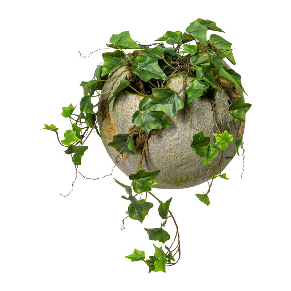 Die Saisontruhe Hängende Kunstpflanze Efeu im Topf | Wayfair.de